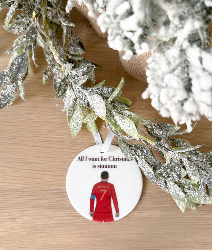 Ronaldo Siu Celebration Christmas Decoration