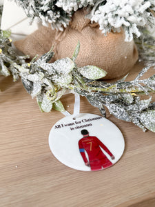 Ronaldo Siu Celebration Christmas Decoration