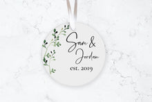 Load image into Gallery viewer, Personalised Couples Ceramic Decoration