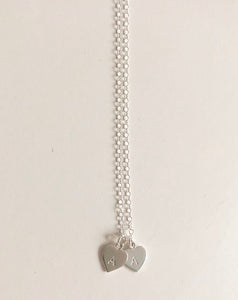 Heart Initials Necklace