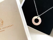 Load image into Gallery viewer, I Love You Washer Necklace