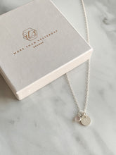 Load image into Gallery viewer, Rose Quartz Initials Necklace