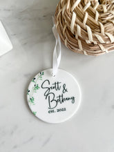 Load image into Gallery viewer, Personalised Couples Ceramic Decoration