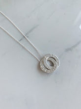 Load image into Gallery viewer, Personalised Interlocking Necklace- Classic Font
