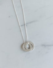 Load image into Gallery viewer, Personalised Interlocking Necklace- Classic Font