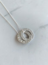 Load image into Gallery viewer, Personalised Interlocking Necklace- Classic Font