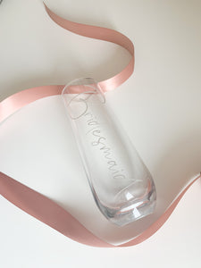 Bridal Party Stemless Flute