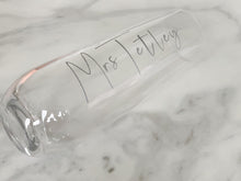 Load image into Gallery viewer, Personalised Teacher Flute Glass