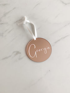 Personalised Name Bauble Decoration