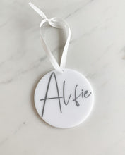 Load image into Gallery viewer, Personalised Name Bauble Decoration