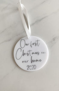 New Home Bauble Decoration
