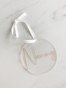 Family Bauble Decoration