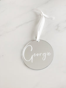 Personalised Name Bauble Decoration