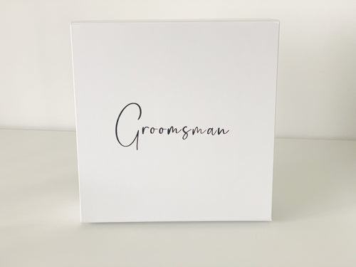Groomsman / Best Man Keepsake Gift Box
