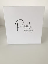 Load image into Gallery viewer, Personalised Groomsman / Best Man Keepsake Gift Box