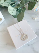Load image into Gallery viewer, Personalised Interlocking Necklace- Handwriting Font