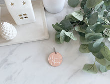 Load image into Gallery viewer, Personalised Rose Gold Keyring