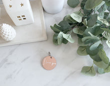Load image into Gallery viewer, Personalised Rose Gold Keyring