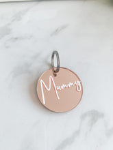 Load image into Gallery viewer, Personalised Rose Gold Keyring