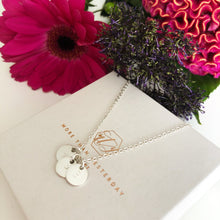 Load image into Gallery viewer, Initials Mini Disc Necklace