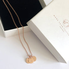 Load image into Gallery viewer, Rose Gold Initials Necklace