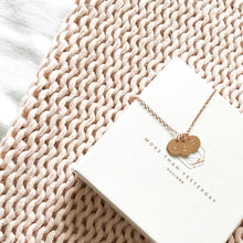 Load image into Gallery viewer, Rose Gold Initials Necklace